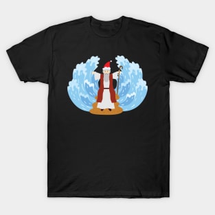 Moses parting the sea with T-Shirt